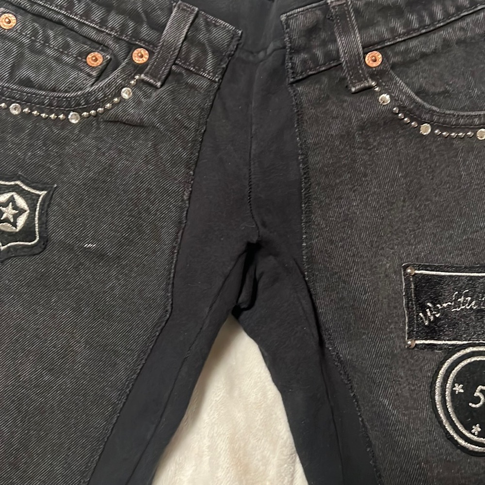Black Bejeweled Jeans size small